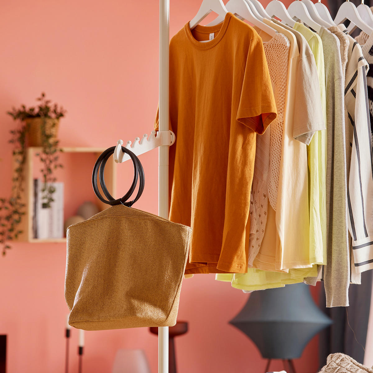 TELESKOP GARDEROBEN SYSTEM Weiß - Weiß, Kunststoff (198/285/1cm) - SoBuy