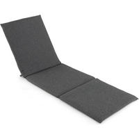 LIEGENAUFLAGE Dunkelgrau - Dunkelgrau, Metall (182/5/59cm) - COSTWAY