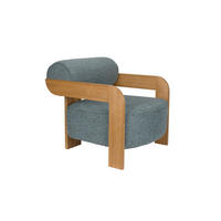 SESSEL Oolong Blau/ Grau - Blau, Kunststoff (72.5/76/90cm) - Zuiver