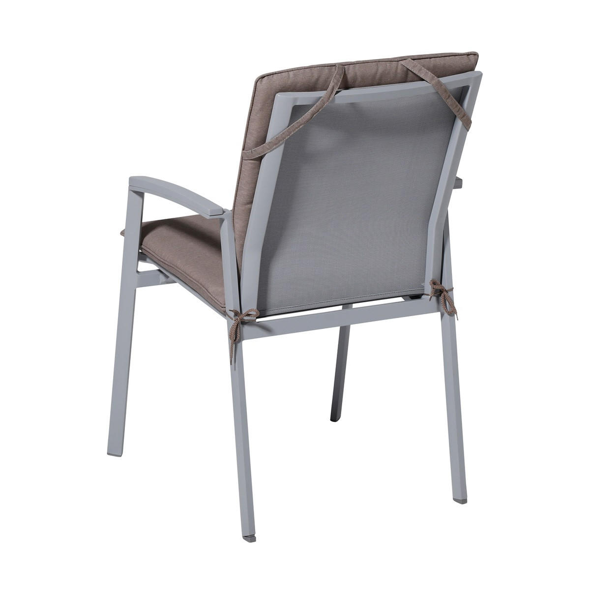 GARTENSTUHLKISSEN Panama 97/49 cm 4er-Set - Taupe, Textil (49/6/97cm) - Madison