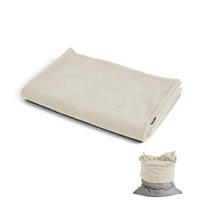 SITZSACK BEZUG Das Kuschel-Cover - Beige, Textil (170/130/2cm) - Mokebo