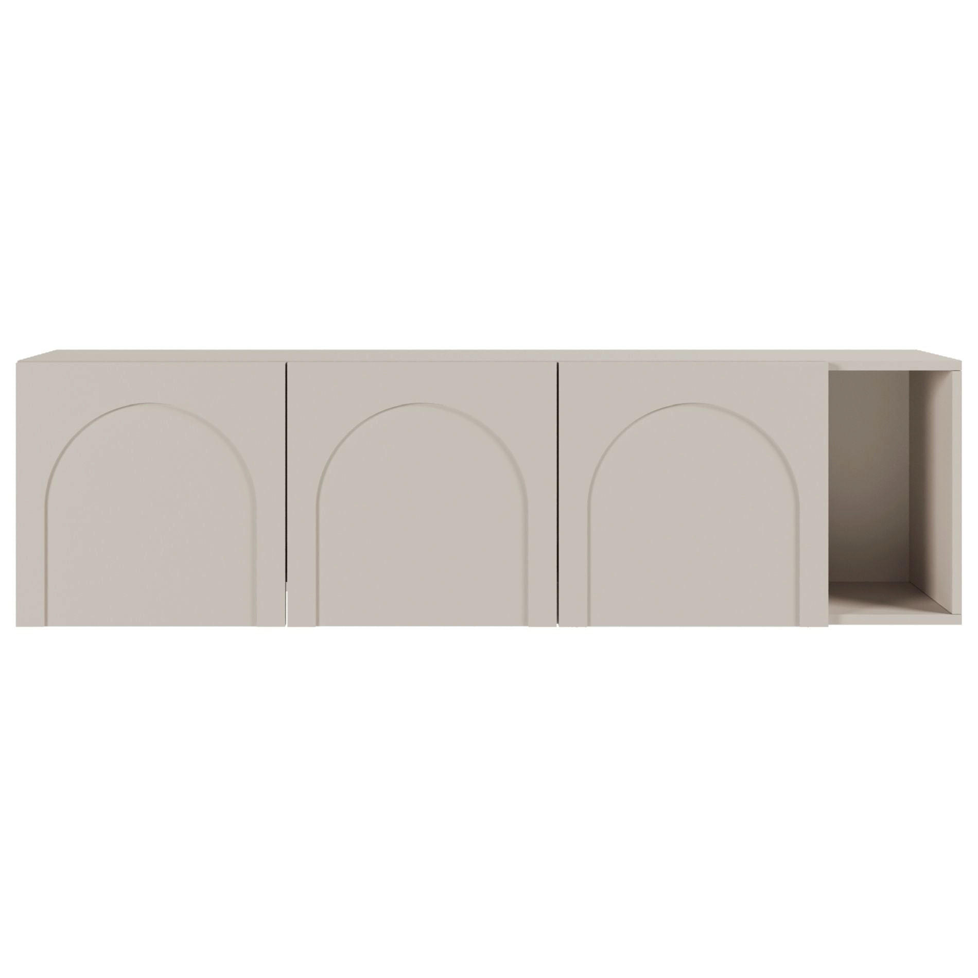TV stolík Arkadia kašmírovo sivý 175/49/35 cm - kašmírová, kompozitné drevo (175/49/35cm) - Selsey