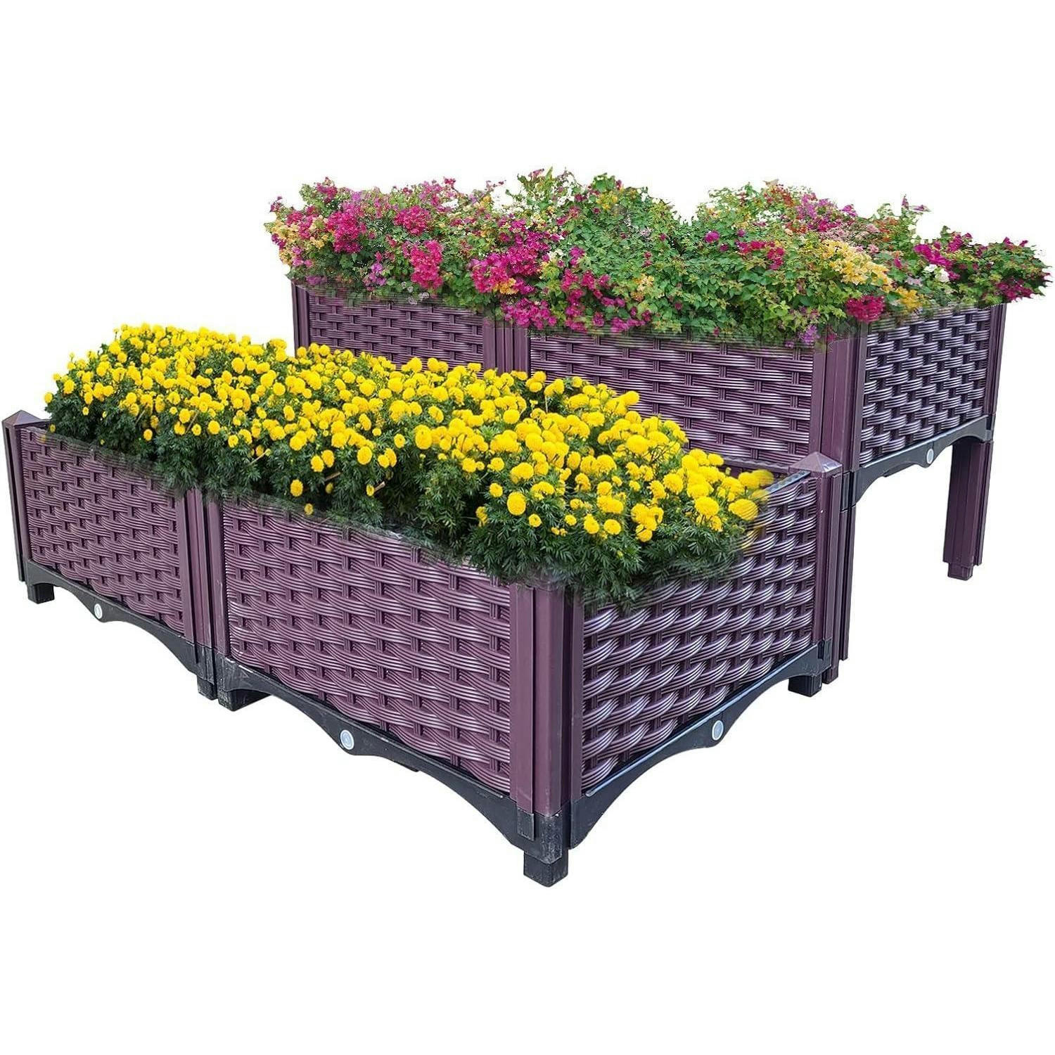 XXXLutz Hochbeet Bordeaux 37x80x80 cm