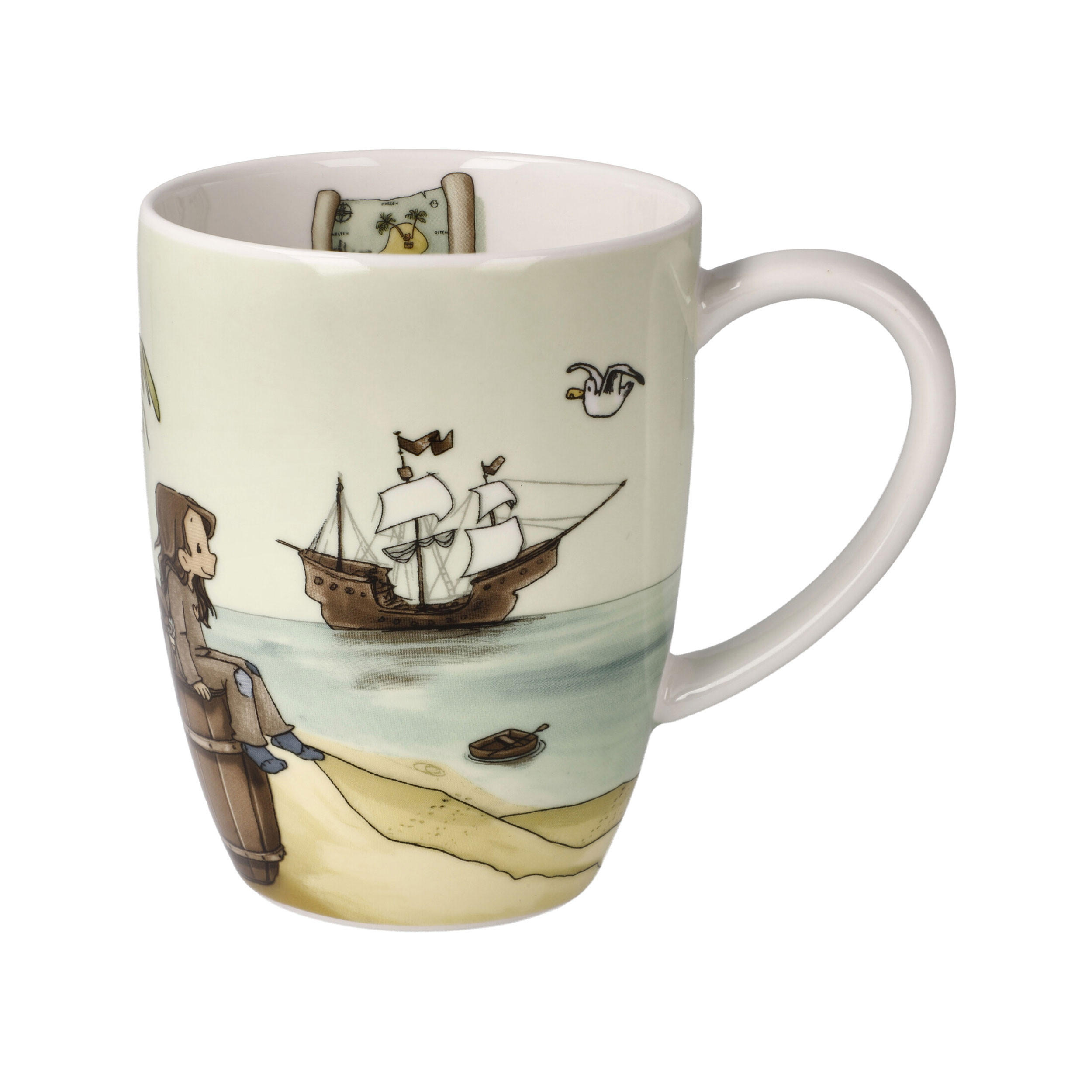 TEETASSE Anouk - Schatzsuche, Fine Bone China, Bunt, 0.4 L - Multicolor, Keramik (0.4L) - Goebel