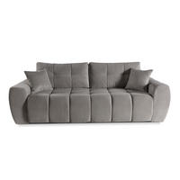 SOFA Futu Dunkelgrau, mit Schlaffunktion - Dunkelgrau, Holzwerkstoff (263/93/105cm) - Bettso