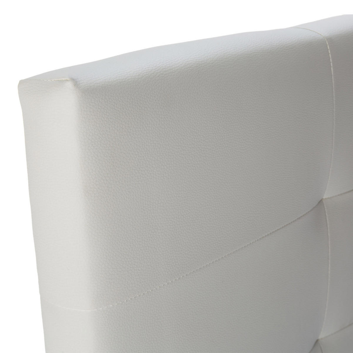 KOPFTEIL 160x60 cm Carla Weiß - Weiß, Fell (8/60/160cm) - VS Venta-stock