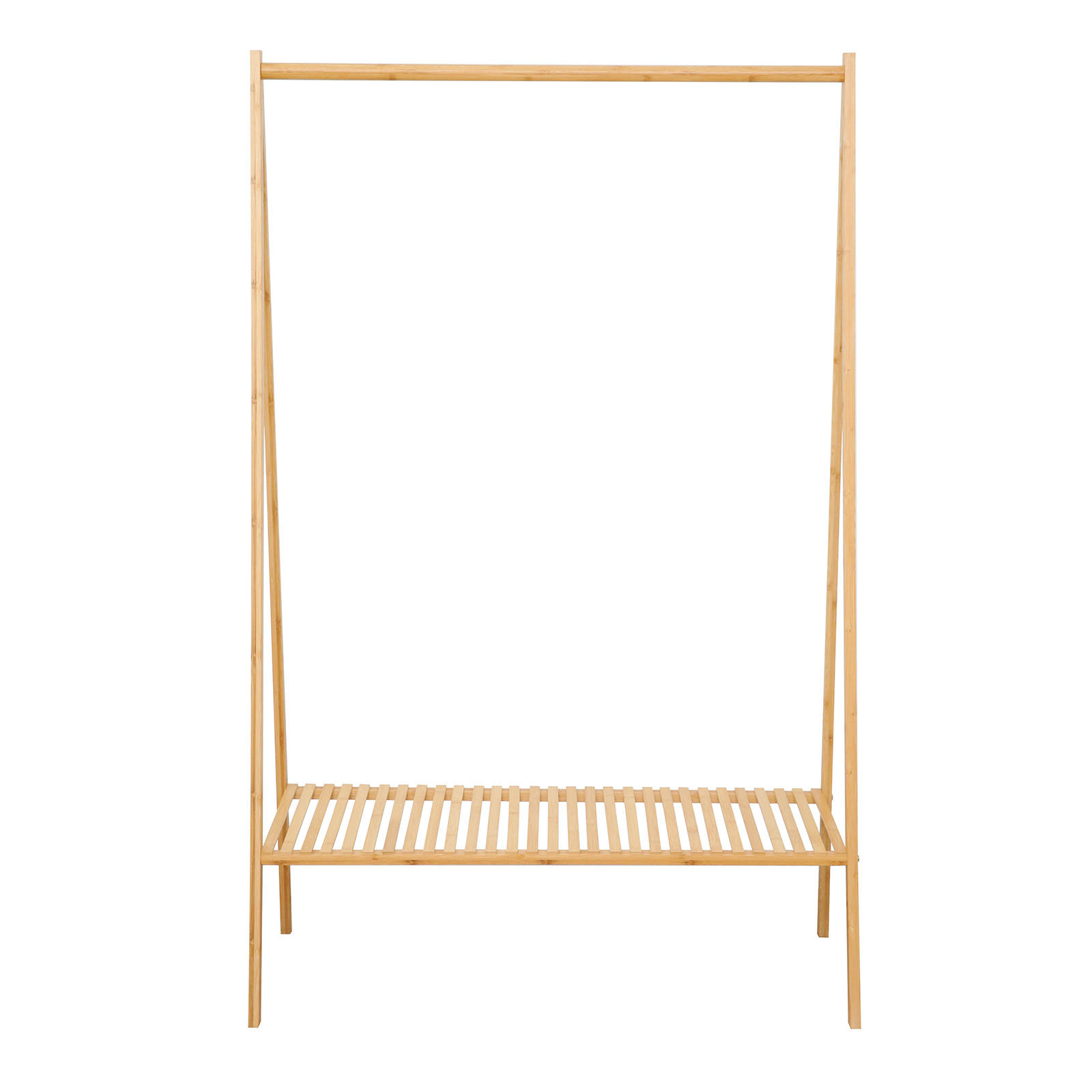GARDEROBENSTÄNDER LANA Bambus - Naturfarben, Holz (100/159/45cm) - SVITA