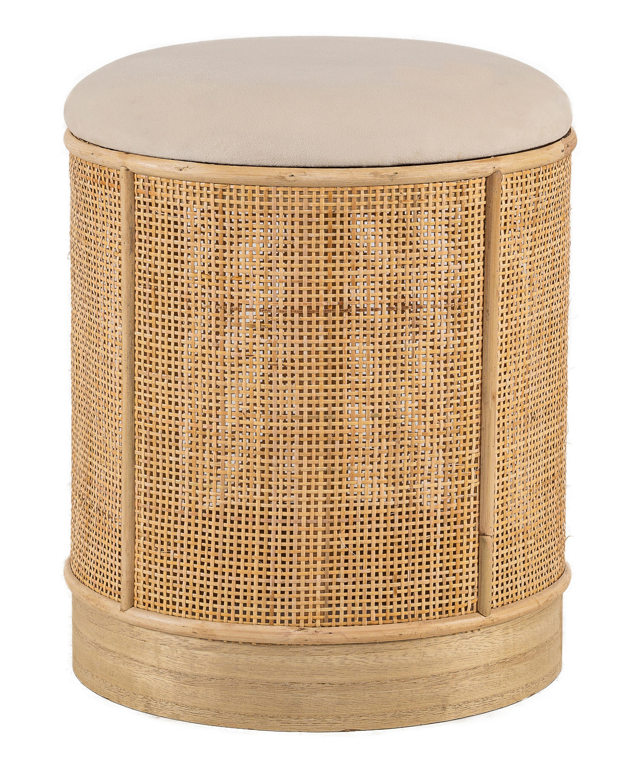 Nordlys Pouf Beige 34x41x34 cm