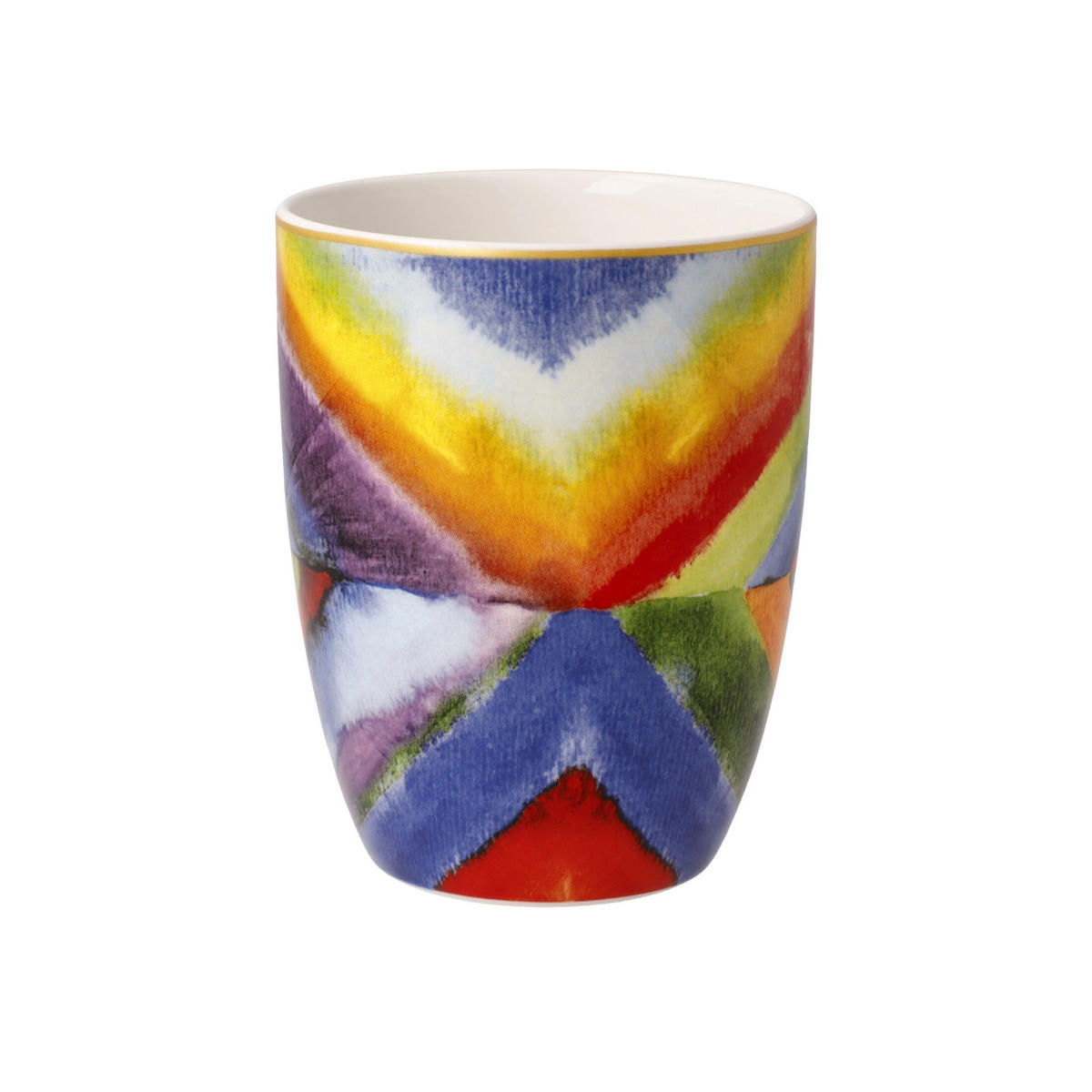 KÜNSTLERTASSE Wassily Kandinsky - Farbstudie, Fine Bone China, Bunt, 0.4 L - Multicolor, Keramik (0.4L) - Goebel