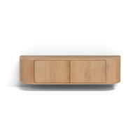 TV-MÖBEL Novero Braun 35/140/33 cm - Braun, Holz (140/33/35cm) - Livingfurn