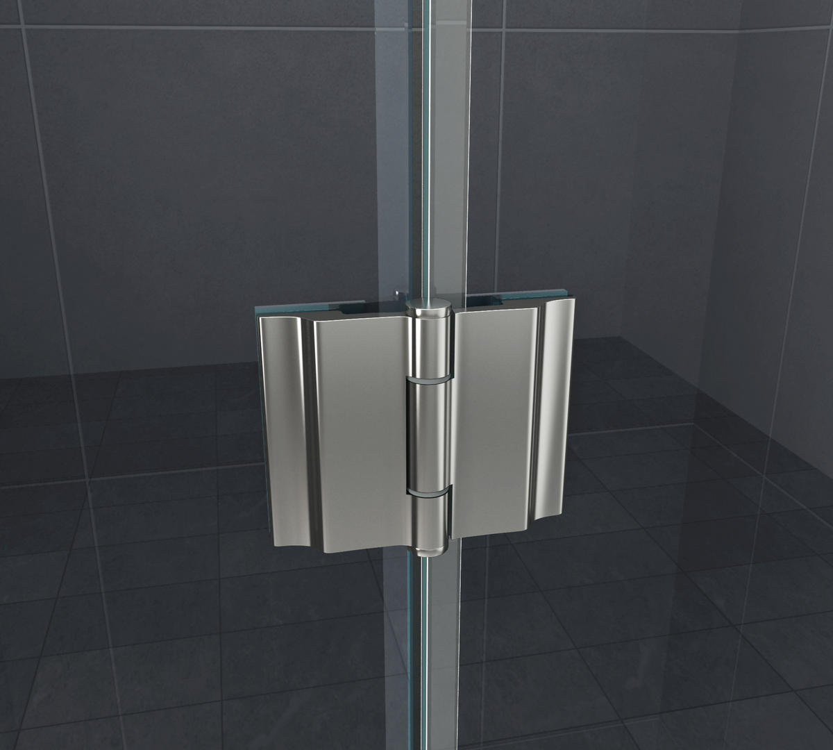 DUSCHKABINE NOVUM Klar 100 x 80 x 195 cm 8 mm ESG - Klar, Glas (80/100/195cm) - Glasdeals