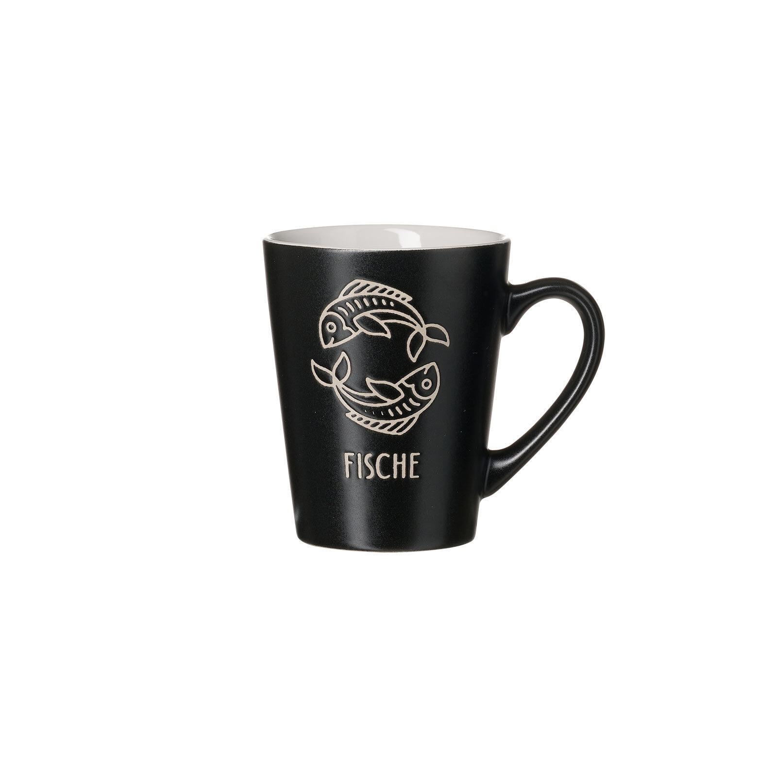 HENKELBECHER FISCHE Cosmic schwarz 350 ml - Schwarz, Keramik (0.35L) - Ritzenhoff Breker