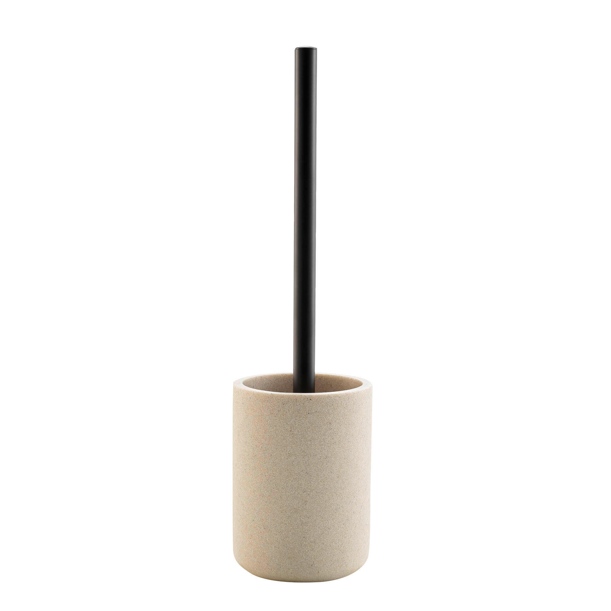 TOILETTENBÜRSTE Schwarz 10/40 cm Sand - Beige, Kunststoff (10/40/10cm) - Douceur d´intérieur