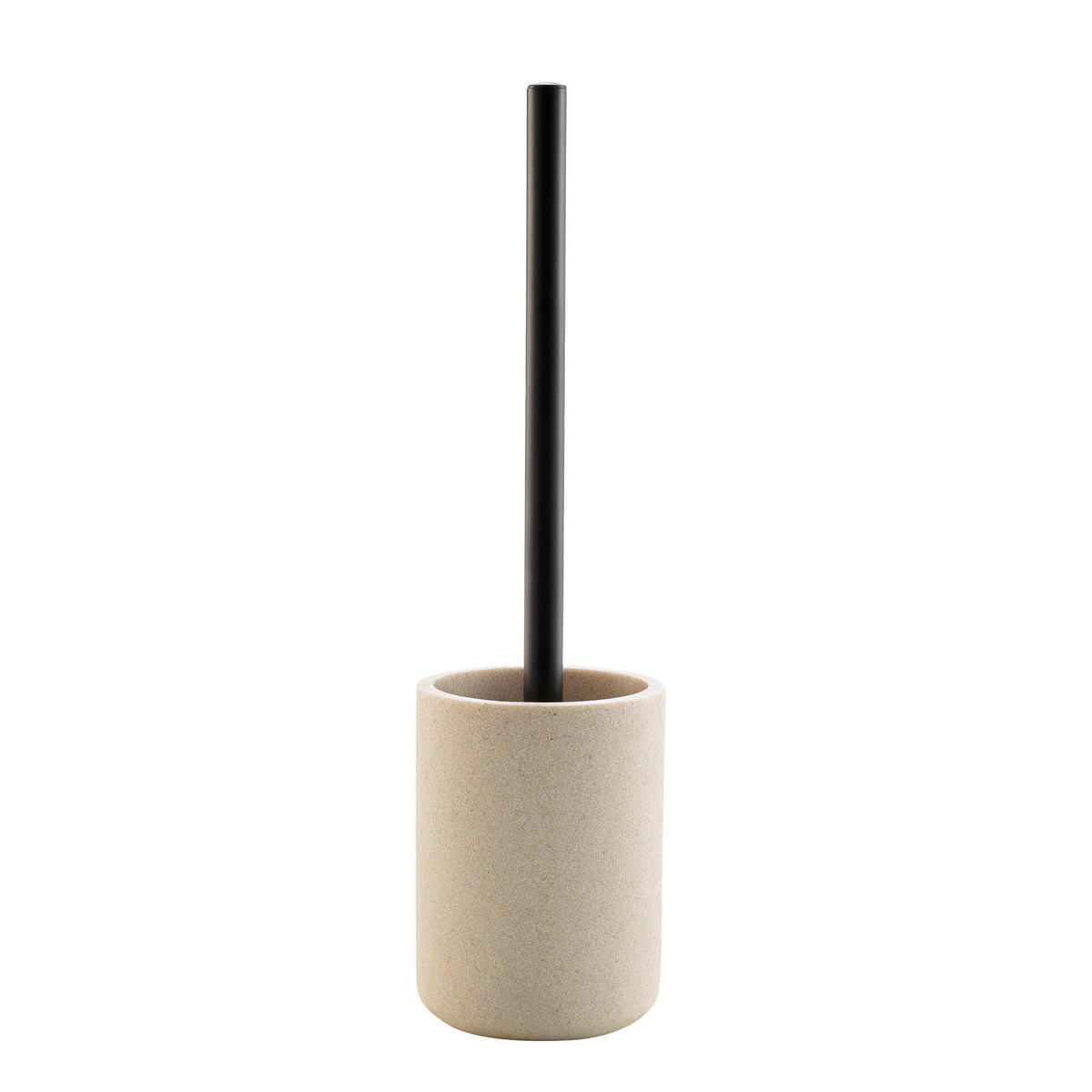 TOILETTENBÜRSTE Schwarz 10/40 cm Sand - Beige, Kunststoff (10/40/10cm) - Douceur d´intérieur