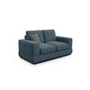 SOFA OTTO 2-Sitzer, marineblau - Blau/Schwarz, Holz/Textil (171/89/98cm) - Courtois Laville