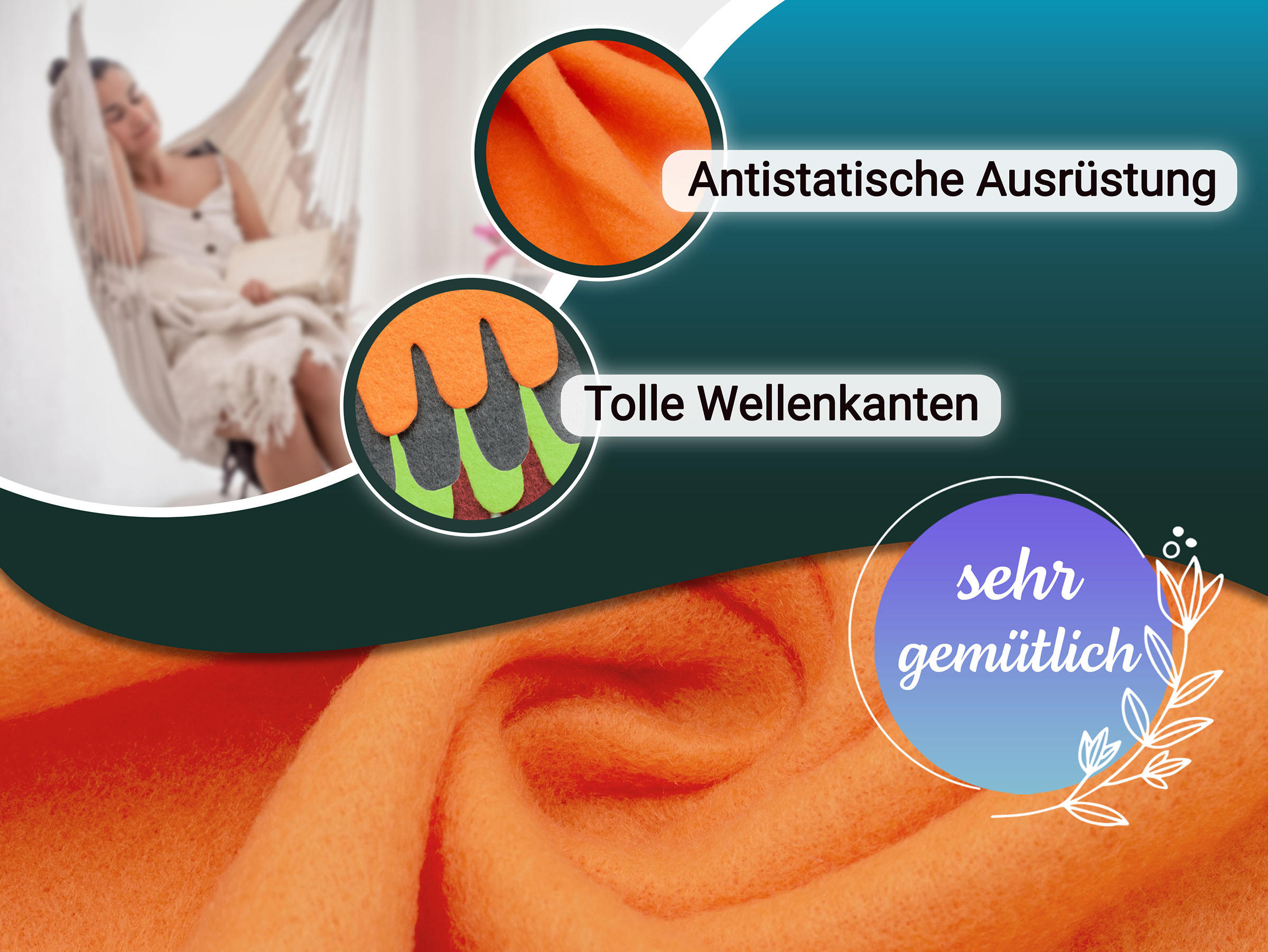 KUSCHELDECKE, 130x170 cm, 100% Polyester, Orange - Orange, Textil (130/170cm) - Zollner