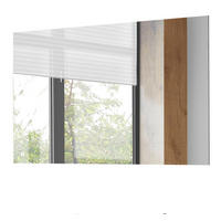 BADSPIEGEL mit LED Beleuchtung und Touchschalter, Wandspiegel 100 cm - Weiß, Glas (100/54/3cm) - Furn.Design