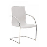 SCHWINGSTUHL Lederlook weiß - Weiß, Textil/Metall (56/94/52cm) - CLP