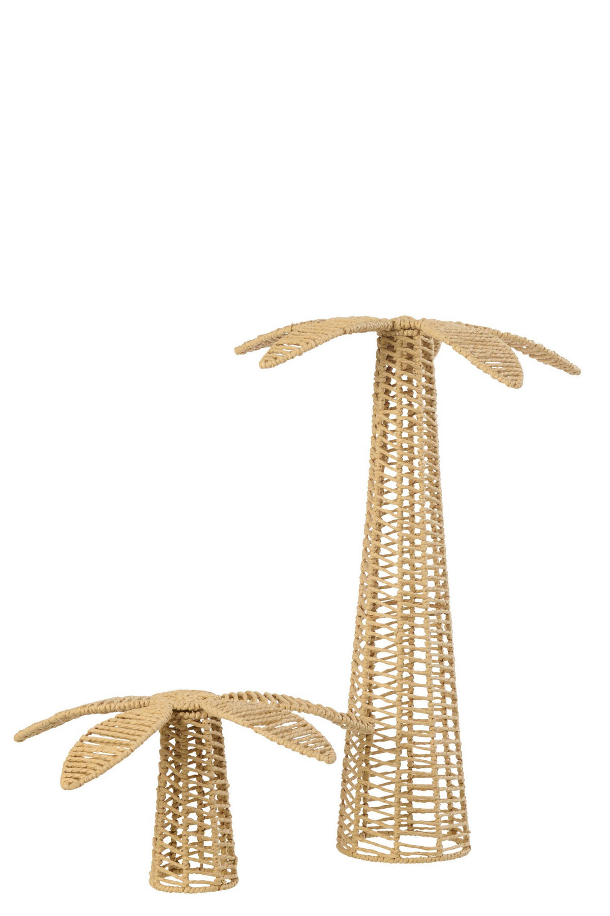 DEKO PALMENBAUM - Blau, Metall (16/62/16cm) - J-Line