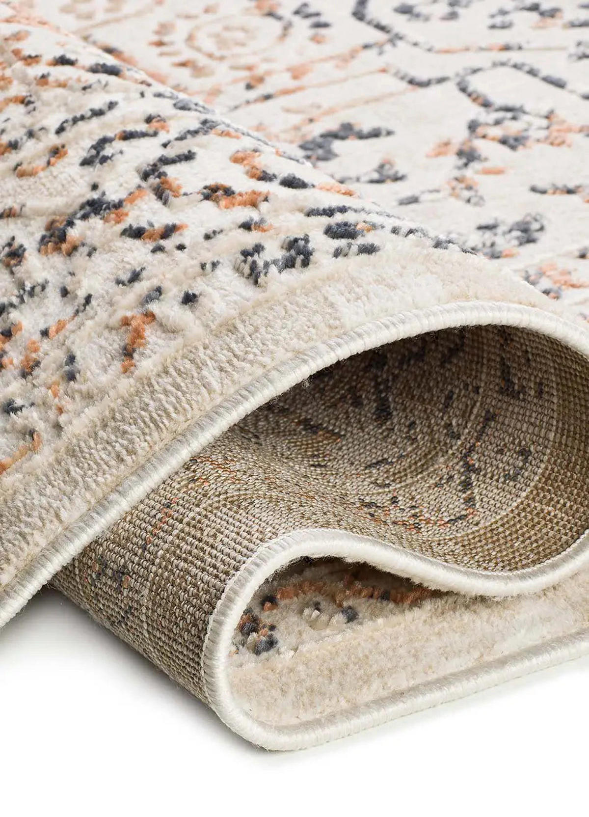 KURZFLORTEPPICH Mehrfarbig Keops 192/290 cm - Beige/Multicolor, Naturmaterialien/Textil (192/290cm) - Atticgo