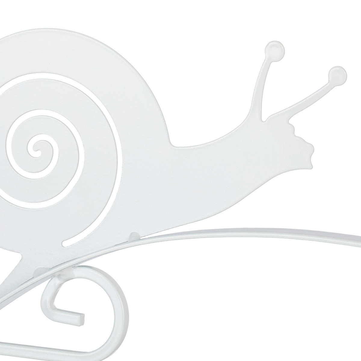 BLUMENAMPELHALTERUNG - Weiß, Metall (30.5/30/2cm) - Relaxdays