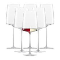 WEINGLÄSER LEICHT & FRISCH Simplify transparent 382 ml 6er Set - Transparent, Glas (0.382L) - Zwiesel Glas