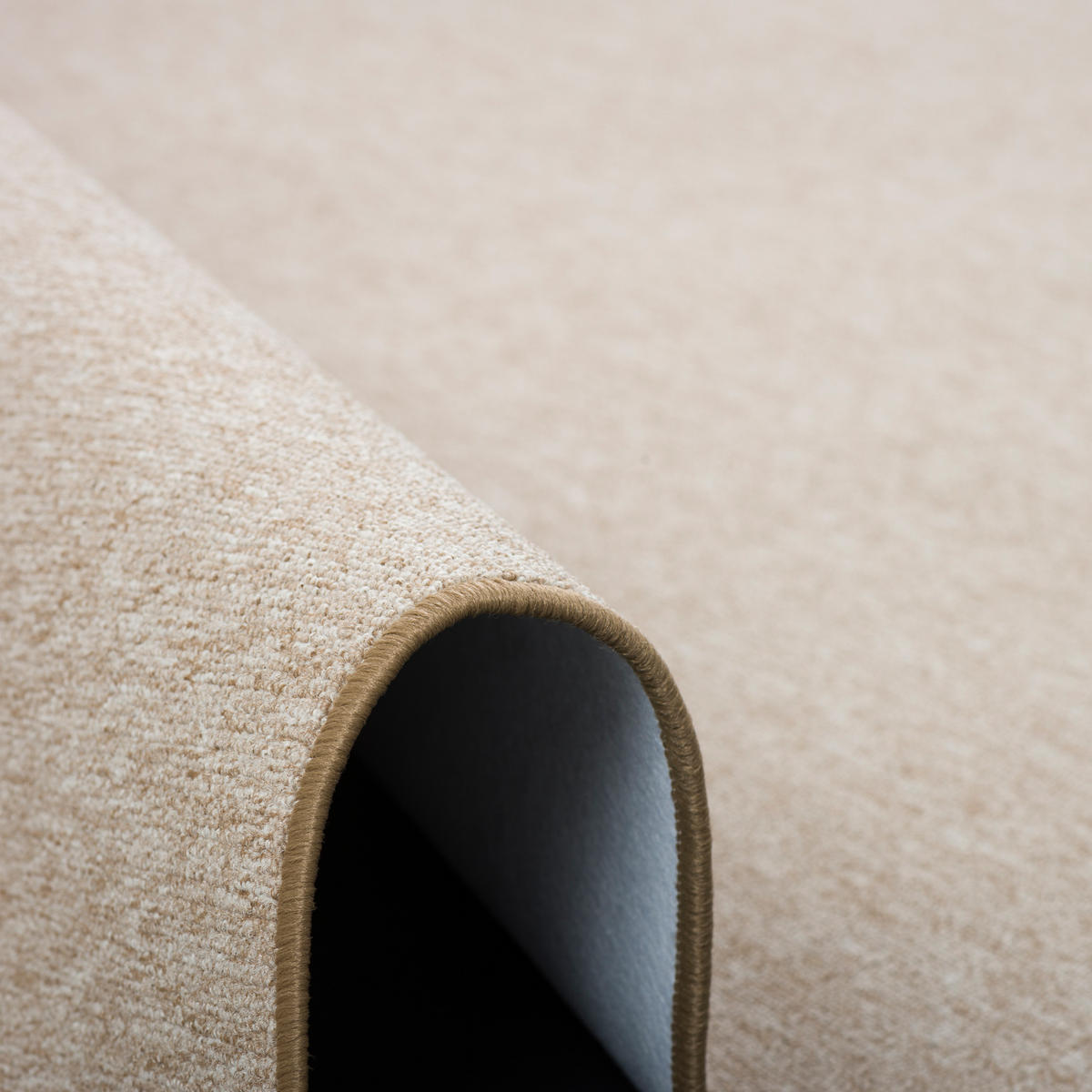 FEINSCHLINGEN VELOUR TEPPICH STRONG - Beige, Textil (100/400cm) - Snapstyle