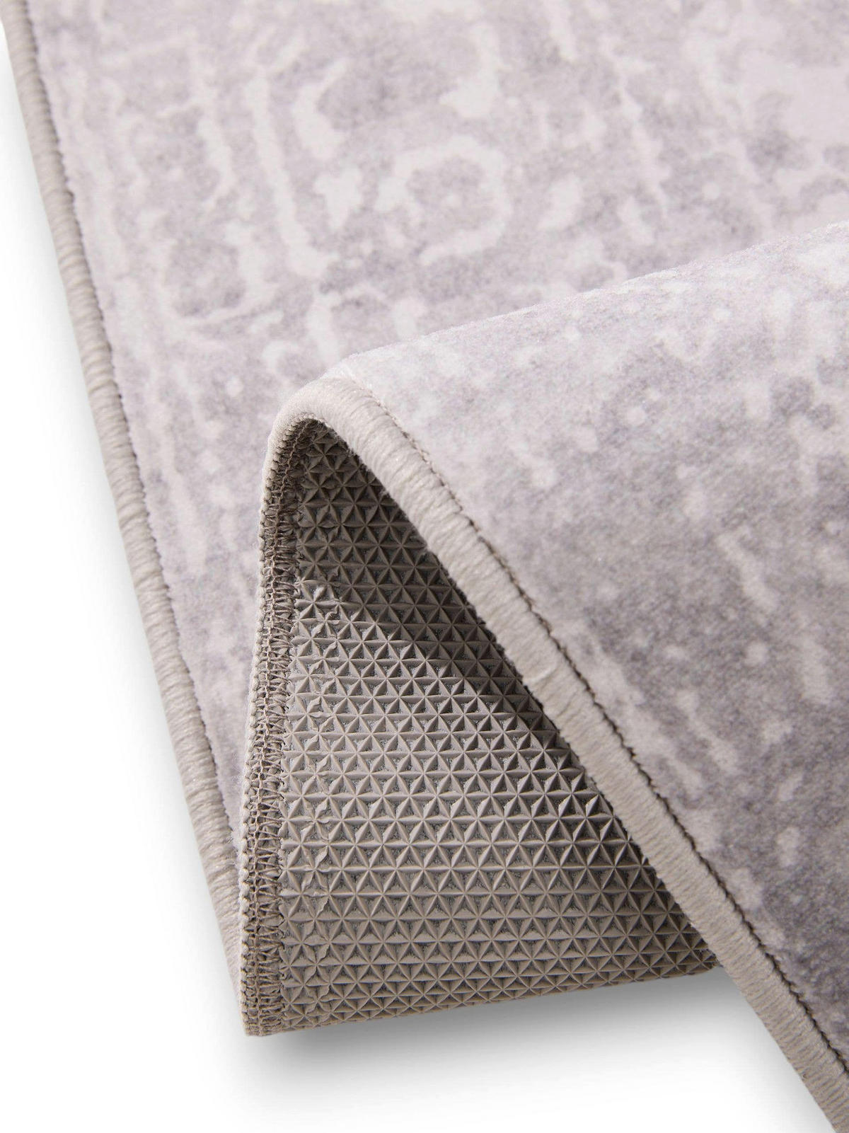 VINTAGE-LÄUFER Miray waschbar 80/240 cm - Grau, Kunststoff (80/240cm) - benuta Nest