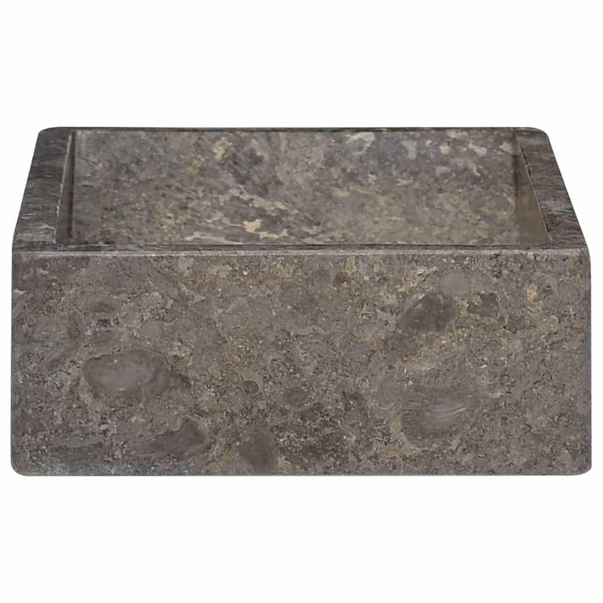 WASCHBECKEN Larsen 45/30/12 cm - Grau, Stein (45/12/30cm) - Nettlife