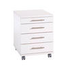 ROLLCONTAINER Eagle 57x42x50 cm 4 Schubladen Weiß - Weiß, Holz (42/57/50cm) - PROREGAL