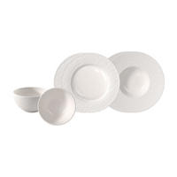 STARTER-SET Manufacture Ice weiß 6er Set - Weiß, Keramik (1/1/1cm) - Villeroy & Boch