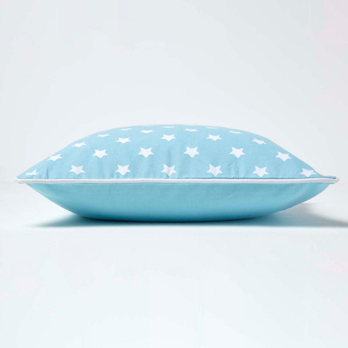 KISSENHÜLLE Sterne 45/45 cm, 100% Baumwolle - Blau, Textil (45/45cm) - Homescapes