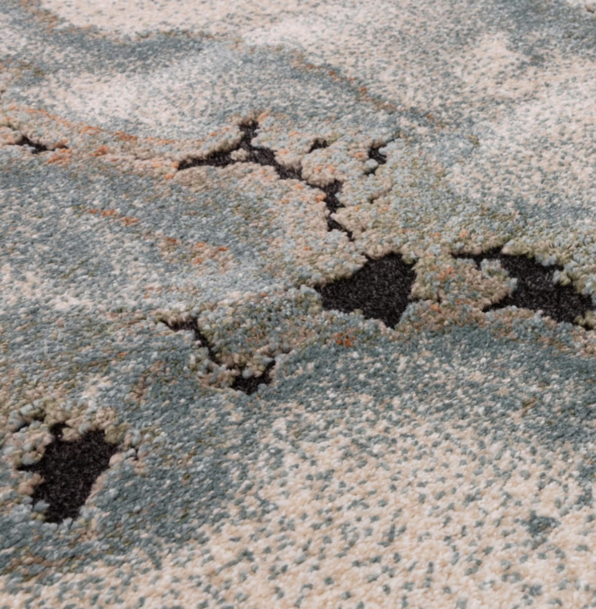 TEPPICH Flachgewebe HAVEN Blau 120 x 170 cm - Blau, Textil (120/170cm) - Novatrend