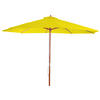 SONNENSCHIRM RUND Gelb - Gelb, Holz (350/350cm) - MCW