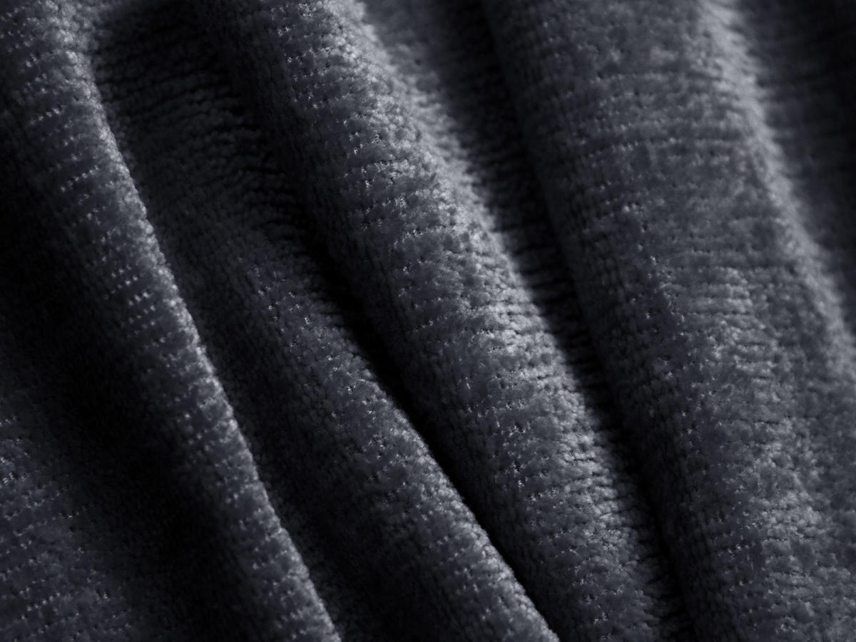 SESSEL Jenny aus Chenille-Stoff dunkelblau - Dunkelblau, Textil (88/73/90cm) - Micadoni