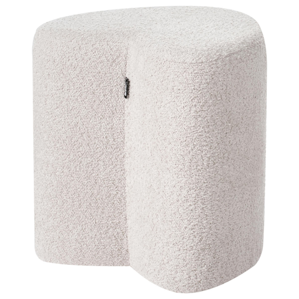 POUF Beige Scotia - Beige, Textil (40/44/33cm) - Beliani