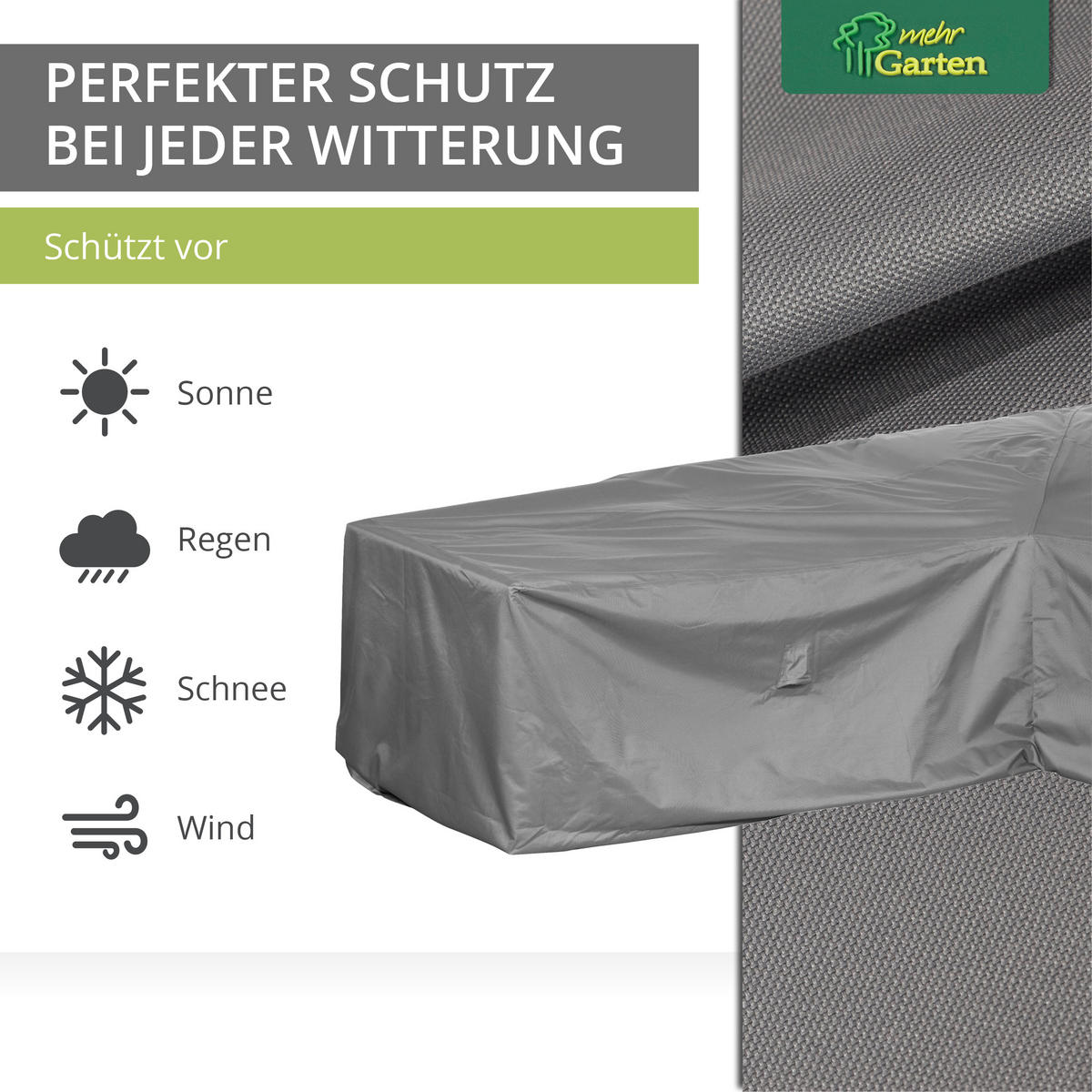 LOUNGEGRUPPEN L-Form asymmetrisch SHP-20097 - Grau, Kunststoff (215/80/270cm) - mehr Garten