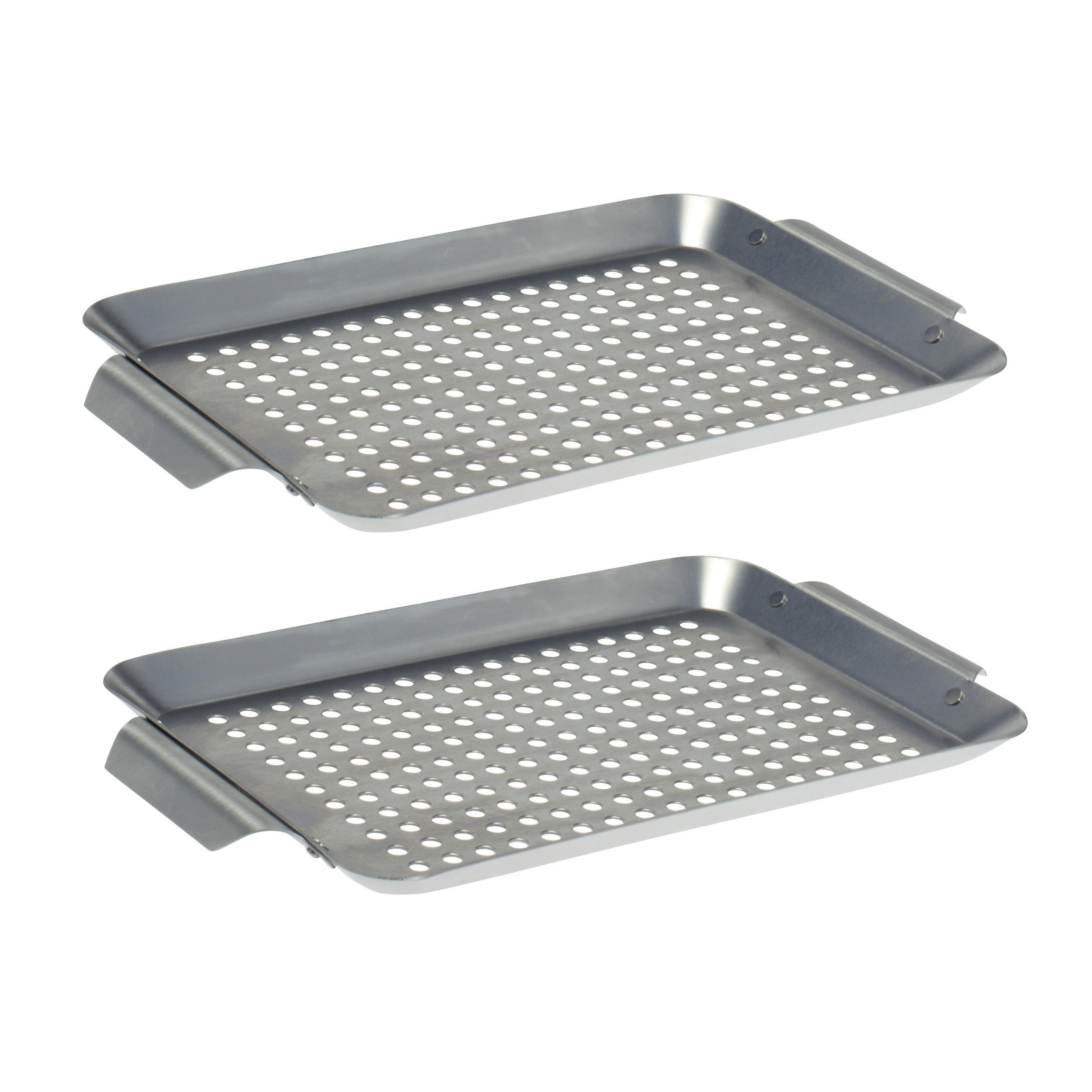 GRILLKORB, silber, Edelstahl - Edelstahlfarben, Metall (37.5/30/30cm) - bremermann