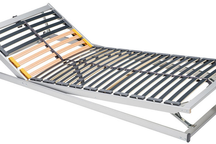 Lattenrost mit verstelltem Kopfteil unf Fußteil