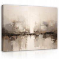 LEINWANDBILD Abstrakt Modern 100x70 - Multicolor, Holzwerkstoff (100/70cm) - Wallarena