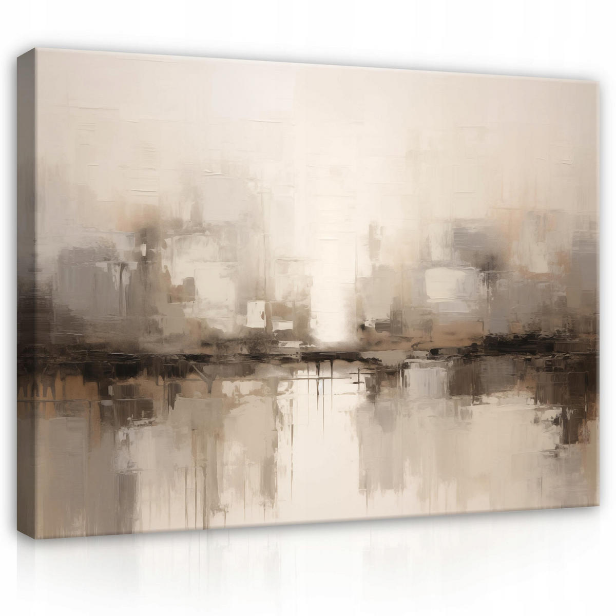 LEINWANDBILD Abstrakt Modern 100x70 - Multicolor, Holzwerkstoff (100/70cm) - Wallarena
