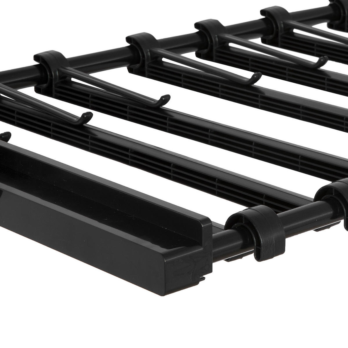 TELESKOP GARDEROBEN SYSTEM - Weiß, Kunststoff (195/278/1cm) - SoBuy