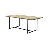ESSTISCH FLOW Beige 200x100x76 cm - Beige, Holz (100/200/76cm) - FURNLUX