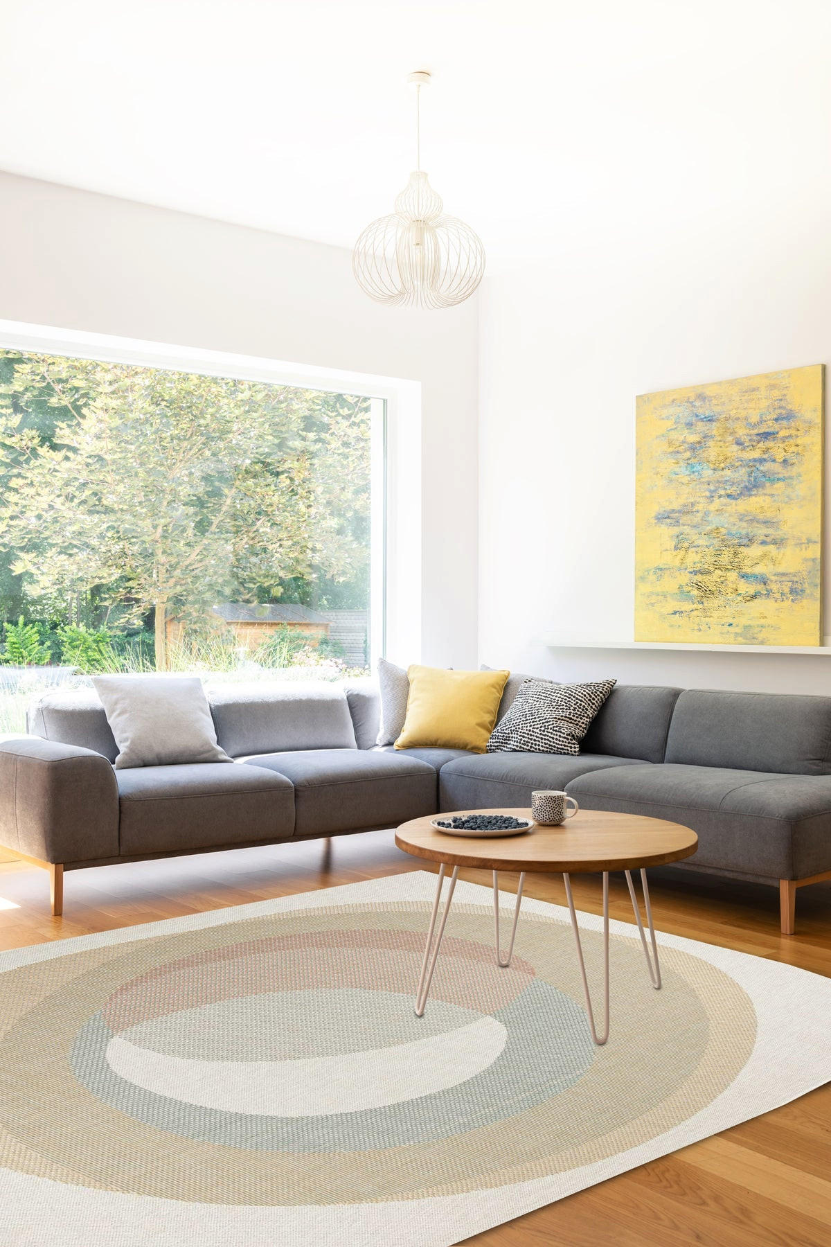 TEPPICH für Innen und Außen gelb - Gelb, Textil (120/170cm) - AFK Living