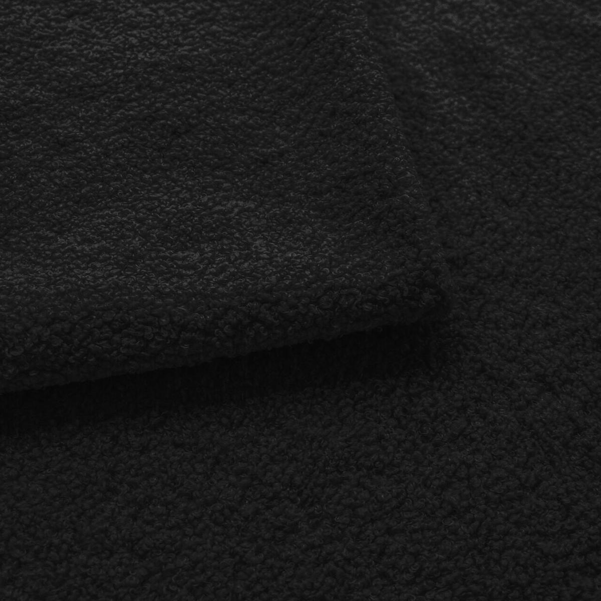 DOPPELBETT 160x200 Avelin mit Bettkasten, LED, Bouclé, Schwarz - Schwarz, Holz/Metall (160/200cm) - Emporius