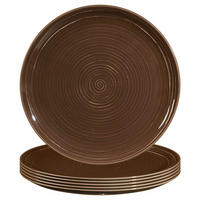 SPEISETELLER Terra Erdbraun ø 27,5 cm 6er Set - Braun, Keramik (27.8cm) - Seltmann Weiden