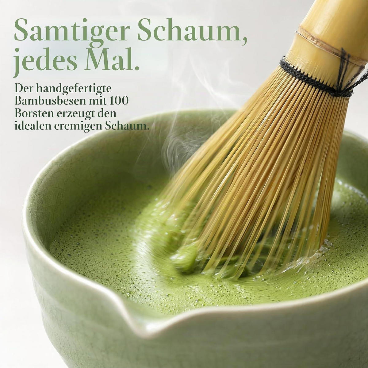 MATCHA Set 6-teiliges Set Grün - Grün, Keramik (14/1.5/14cm)