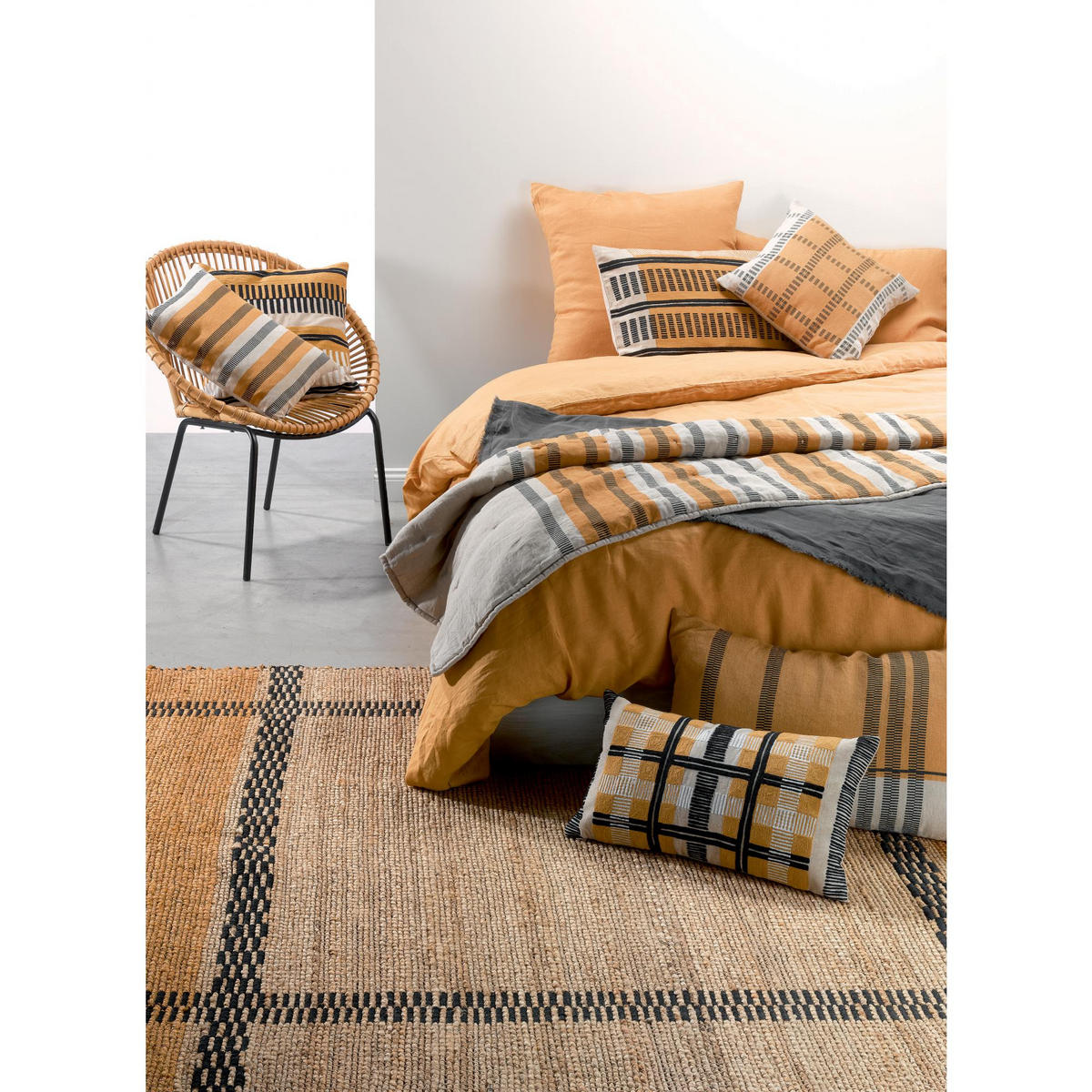 TEPPICH Eden ocker 160 x 230 cm - Hellbraun, Textil (160/230cm) - Vivaraise