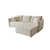 ECKSOFA mit Schlaffunktion ONIL L Monolith 02 Rechts - Beige, Textil (245/175cm) - Bedante