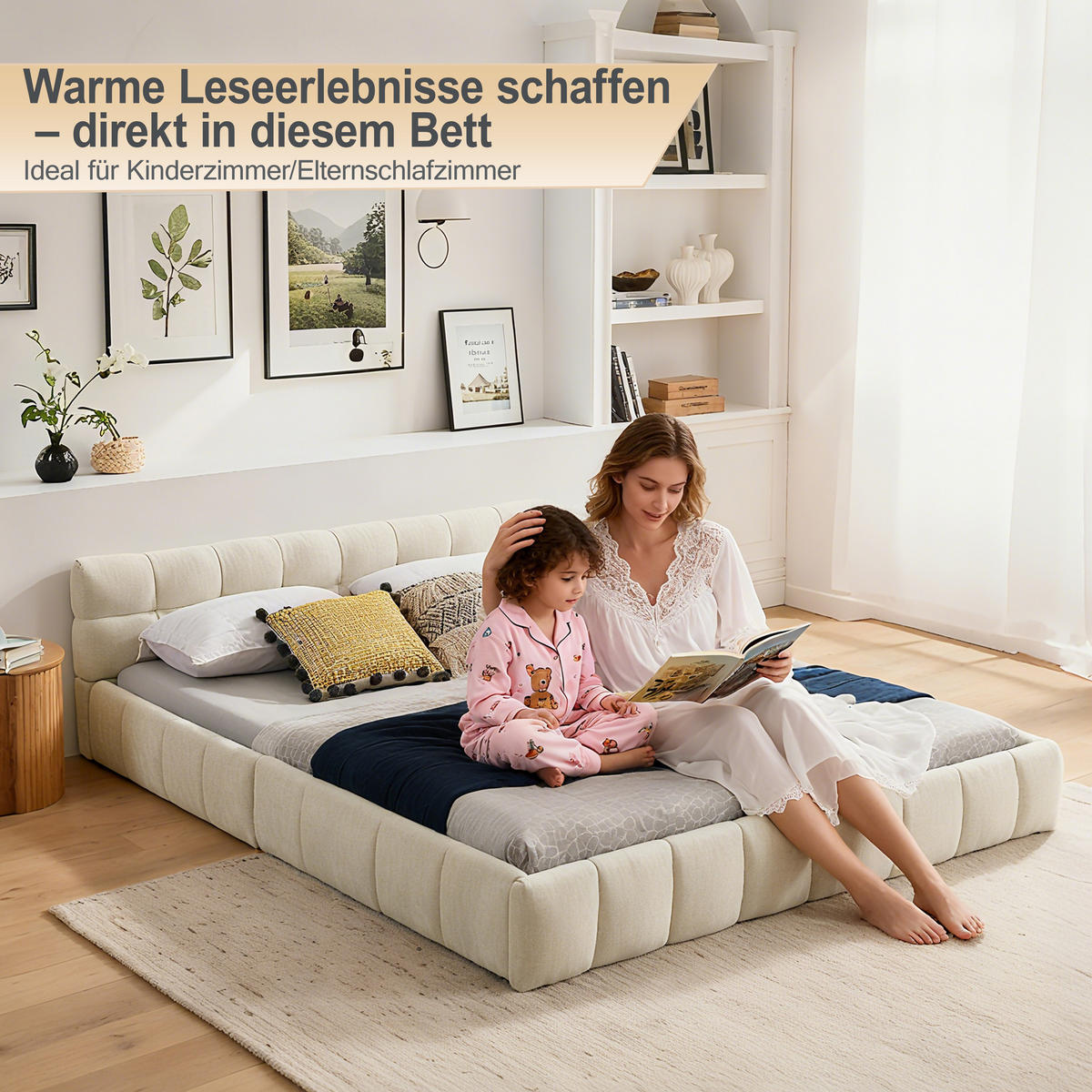 POLSTERBETT 160x200 cm Chenille beige - Beige, Kunststoff (160/200cm) - Fortuna Lai
